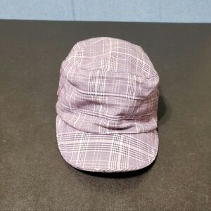 Route 66 purple plaid hat